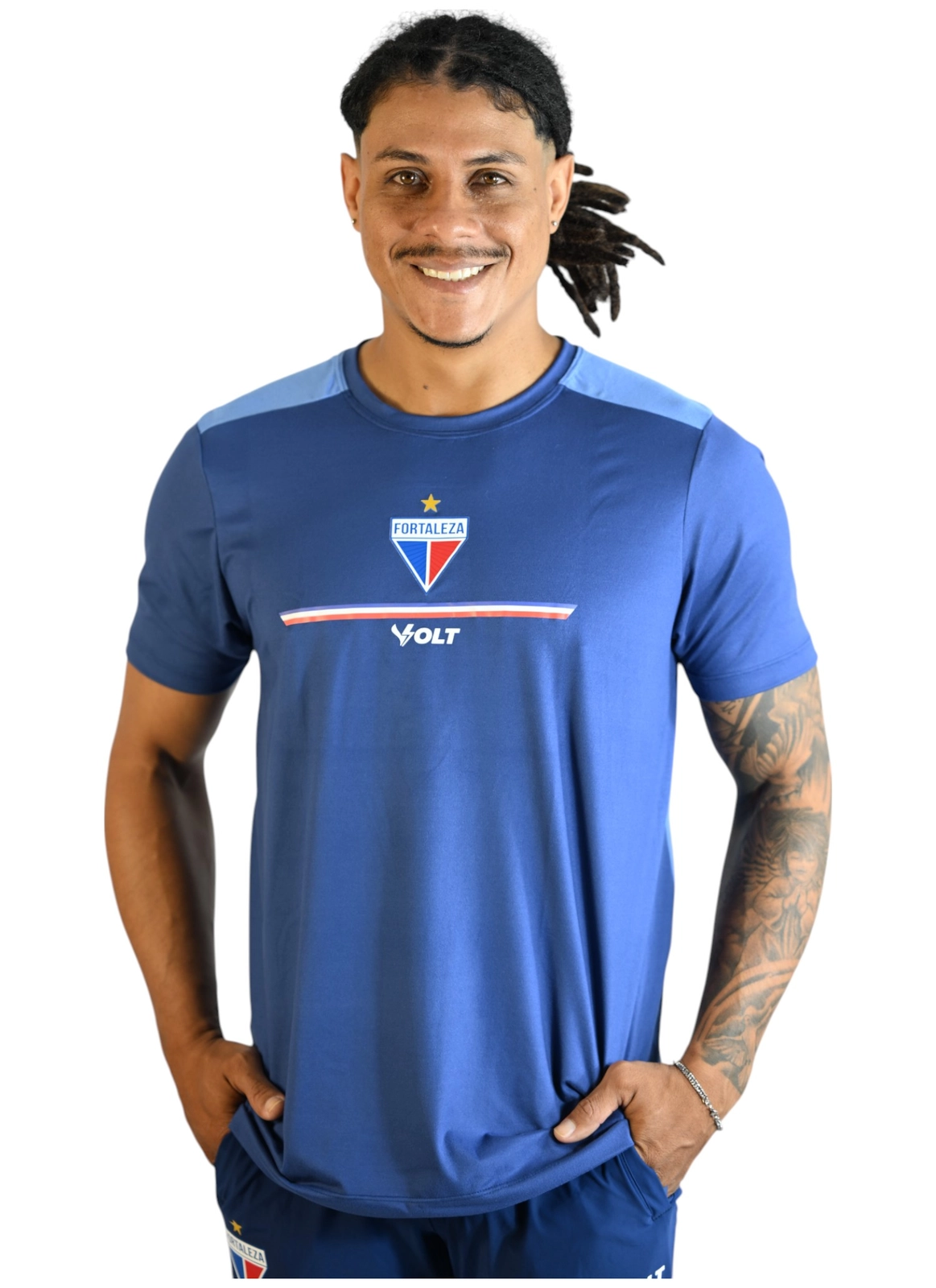 Camisa Concentração Comissão Técnica 2025 Fortaleza Esporte Clube Masculino Volt