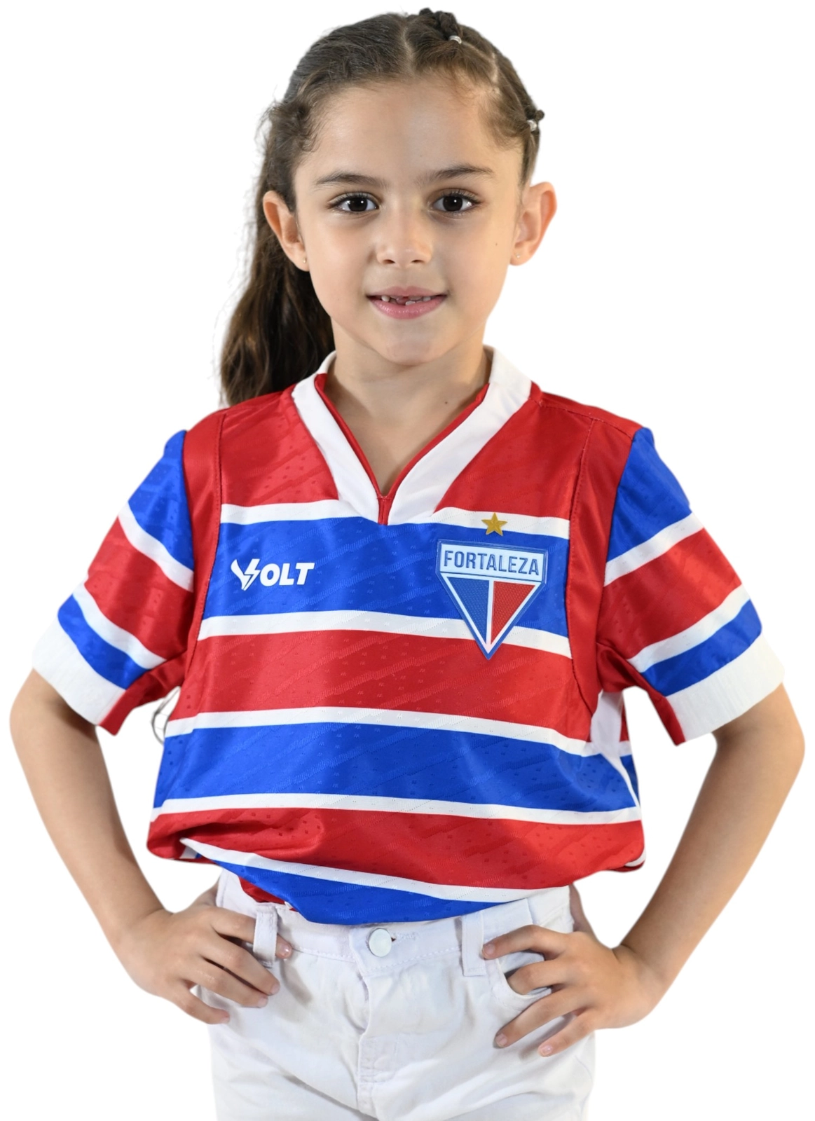 Camisa Jogo 1 Tradição 2025 Infanto Juvenil Tricolor Volt